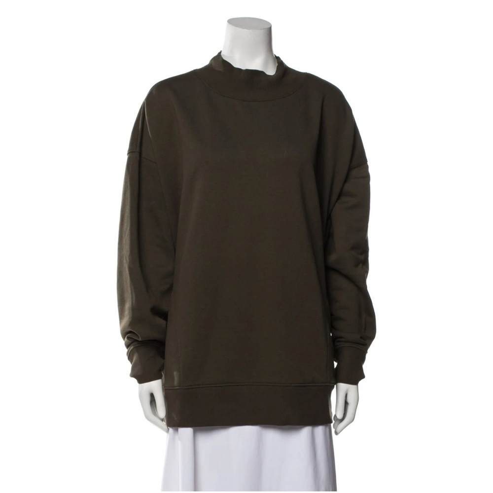 Alo Olive Mock Neck Sweater